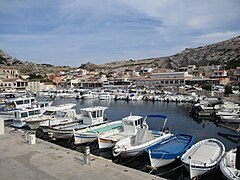 Port des Goudes des calanques de Marseille