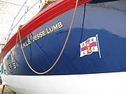 The former Bembridge lifeboat RNLB Jesse Lumb (ON-822). The 46ft Watson-class lifeboat is displayed at the Imperial War Museum at Duxford. It is on the National Register of Historic Vessels, becoming part of the National Historic Fleet.