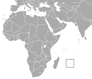 Mauritius near Madagascar