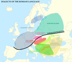 Dialekte van Romani