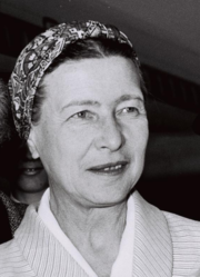 Photo of Simone de Beauvoir