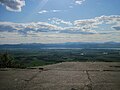 Lake Champlain and the Adirondacks from the summit of Snake Mountain