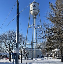 Water Tower in New Sharon