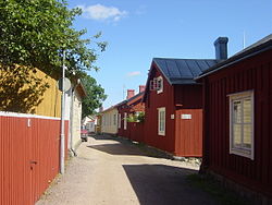 An alley in Ekenäs