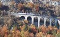 Le viaduc des Crottes entre Morbier et Morez.