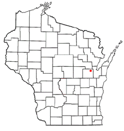 Location of Seymour, Wisconsin