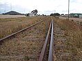 Disused dual-gage rails