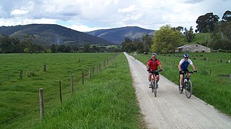 Warburton rail trail, Seville