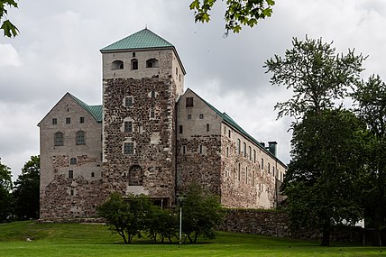 Slottets västra fasad