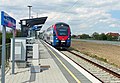 InterCity train Soko passing through on track 2