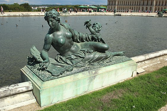 Nymphe with Bird, 1685–86, Versailles, Park, Bassin du Nord