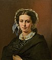 Portrait de Nadejda Bogolioubova par Vassili Véréchtchaguine (vers 1860)