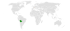 Location map for Bolivia and Switzerland.