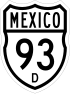 Federal Highway 93D shield