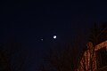 Conjunction of Jupiter and Moon