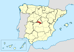 Mapa da área da diocese