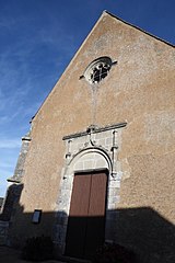 L'église Saint-Barthélemy façade ouest.