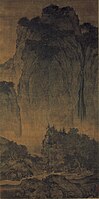 Travelers among Mountains and Streams (谿山行旅), Fan Kuan (c. 960 – 1032)