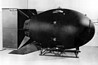The nuclear bomb "Fat Man", detonated over Nagasaki, Japan, on August 9, 1945