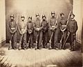 Photograph of the firing squad, 1867