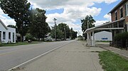 Looking west on Ohio Highway 180 in Hallsville