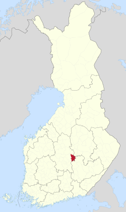 Location of Hankasalmi in Finland