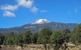 Volcan Malinche vu d'en bas.