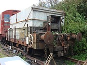 Preserved 10-ton Air Braked four-wheel freight wagon F. 329.