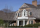 Classical house in East Hampton, New York.