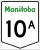 Provincial Trunk Highway 10A marker