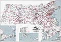 Image 63Interurban street railway systems, or "trolleys", in Massachusetts, 1913 (from History of Massachusetts)