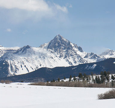 16. Mount Sneffels in Ouray County