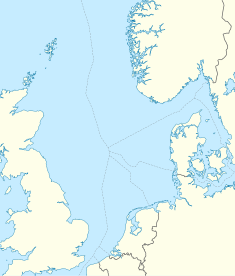 Frigg gas field is located in North Sea