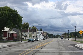 Downtown Pellston along U.S. Route 31