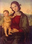 Maria med barnet av Pietro Perugino, slutet av 1400-talet