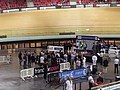 Podium de la course aux points : Louis Pijourlet, Marc Fournier et Alexis Gougeard (de g. à d.)