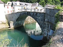 Bridge on the river Saison