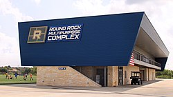 The main building at the Round Rock Multipurpose Complex