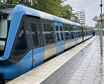 C20F 2000 på stationen Brommaplan som ligger på Gröna Linjen