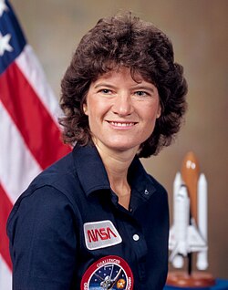 Sally Ride en 1984.