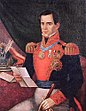 Portrait d’Antonio Lopéz de Santa Anna.