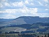 Blick vom Lörmecke-Turm (Plackwald) südostwärts zum Stüppel mit Stüppelturm