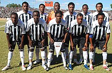 Joueurs de l’équipe du TP Mazembe en avril 2009