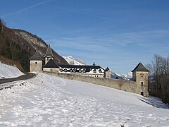Abbaye cistercienne de Tamié, à Plancherine en Savoie.