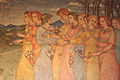 The Parable of the Ten Virgins (section) by Phoebe Traquair, Mansfield Traquair Church, Edinburgh.