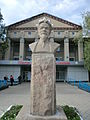 Kalinin bust in front of the Kalinin Mine, 2012