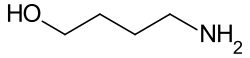 Strukturformel von 4-Amino-1-butanol