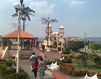 Centenario park in Acatlán de Pérez Figueroa