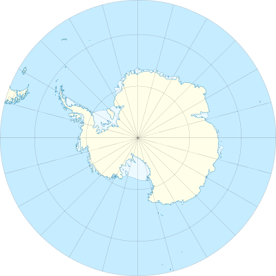 Mapa de localización de Oceáno Antártico