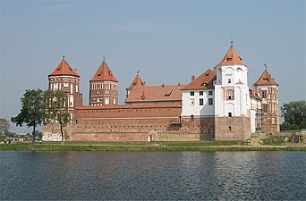 Castillo de Mir, Bielorrusia, en la Edad Media parte del Gran Ducado de Lituania